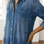 Lily Cotton Denim Jumpsuit - view 8