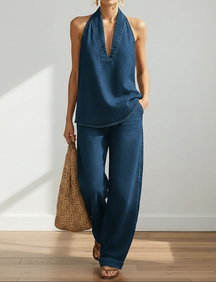 Sienna Two-Piece Denim Set - view 6