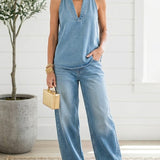 Sienna Two-Piece Denim Set - view 5
