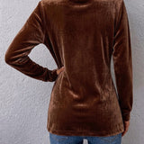 Muriel | Vintage Lapel Button-Accent Long Sleeve Open Front Jacket