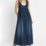 Erin Vintage Denim Maxi Dress - view 2