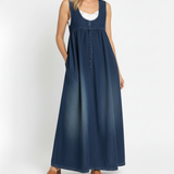Erin Vintage Denim Maxi Dress - view 2