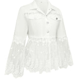Pearl | Lace-Panel Jacket