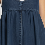 Erin Vintage Denim Maxi Dress - view 3