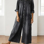 Lily Cotton Denim Jumpsuit - view 7
