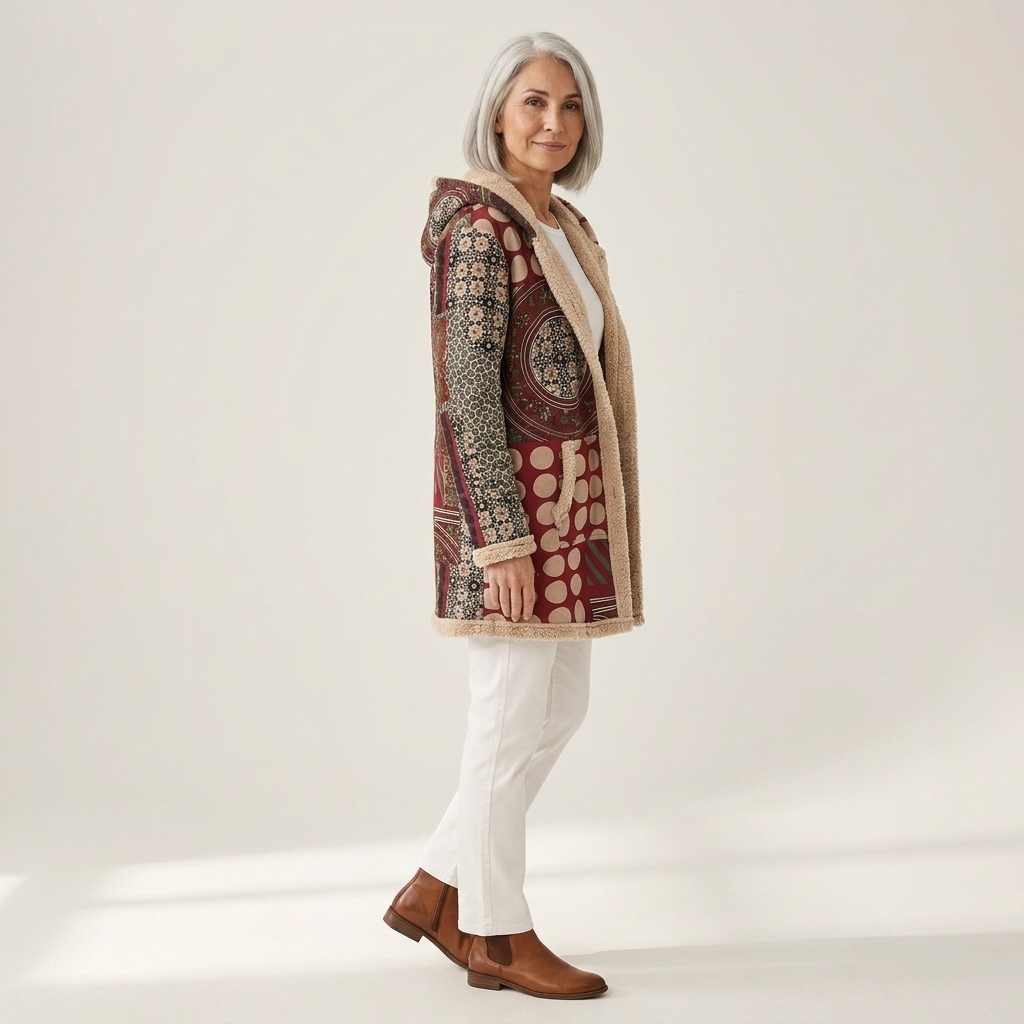 Phyllis Elegant Mid-Season Coat - view 2