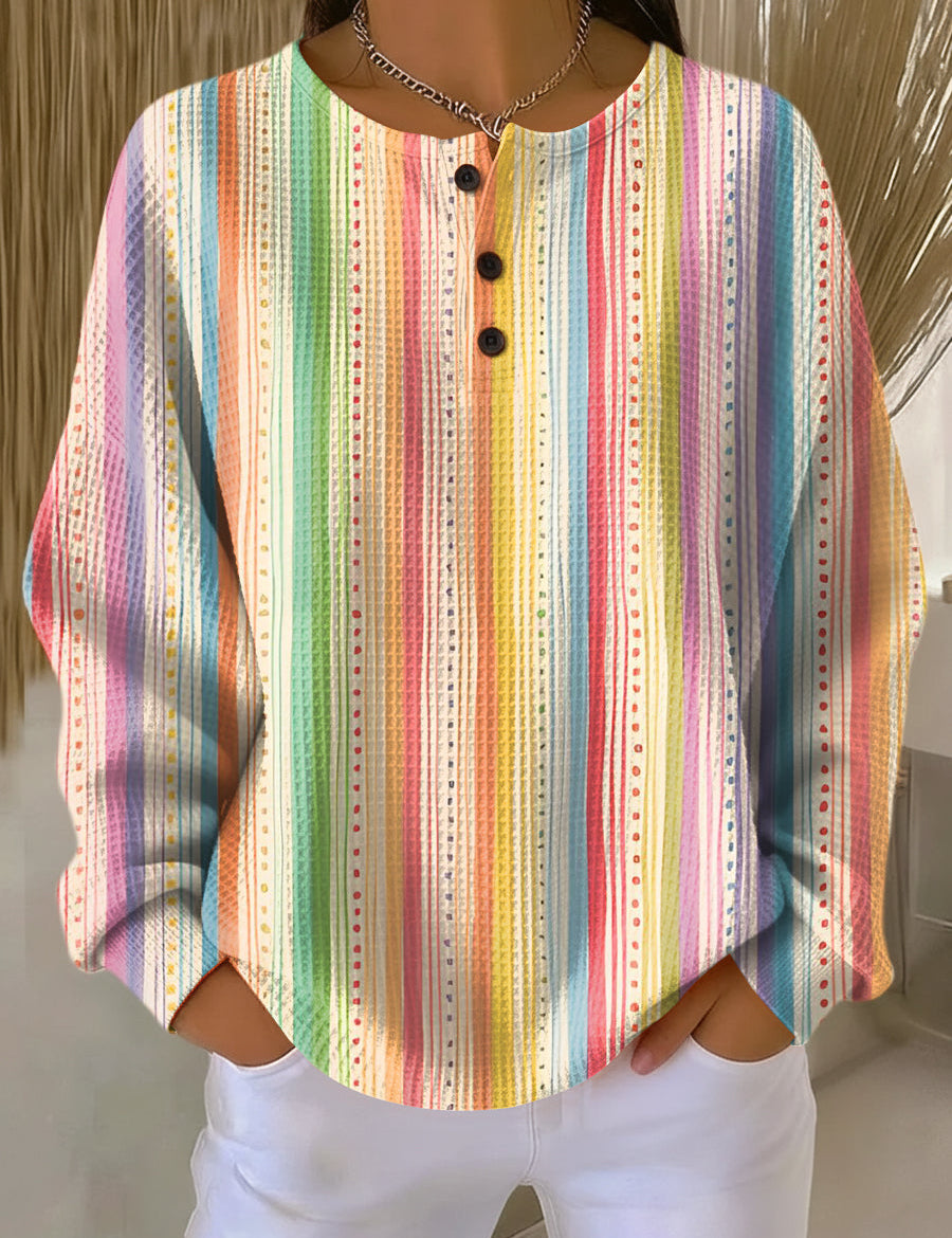 Rieke Jumper with Colourful Stripes