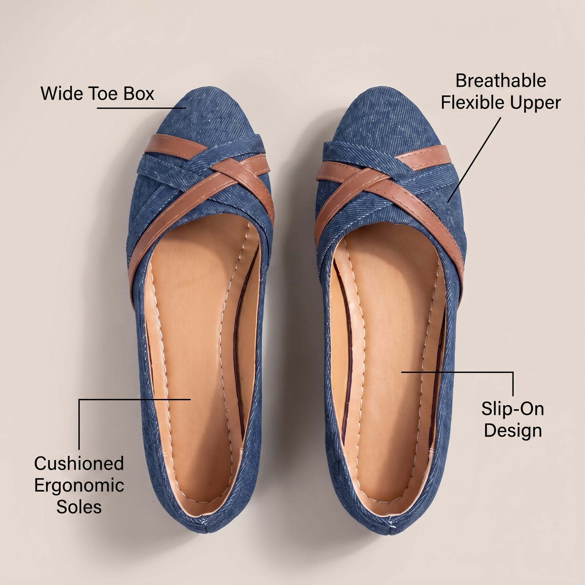 Rosamund Orthopaedic Slip-Ons - view 5