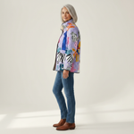 Ruby Casual Quilted Jacket with Dog Print - view 2