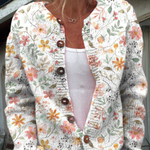 Ruth Fresh Little Flowers Print Buttoned Cardigan - view 5