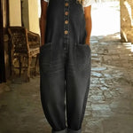 Zoe Vintage-Wash Denim Jumpsuit - view 3