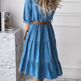 Louisa Smart Casual Denim Dress - view 4