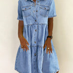 Sienna Smart Casual Denim Dress - view 5
