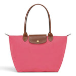 Susannah Large Foldable Tote Bag in Coral Pink