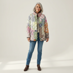 Susannah Casual Floral Print Quilted Jacket