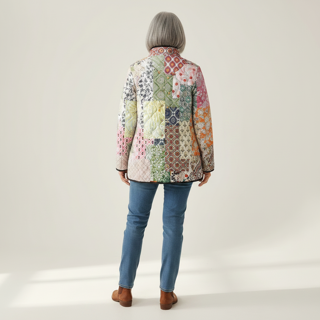 Susannah Casual Floral Print Quilted Jacket - view 3