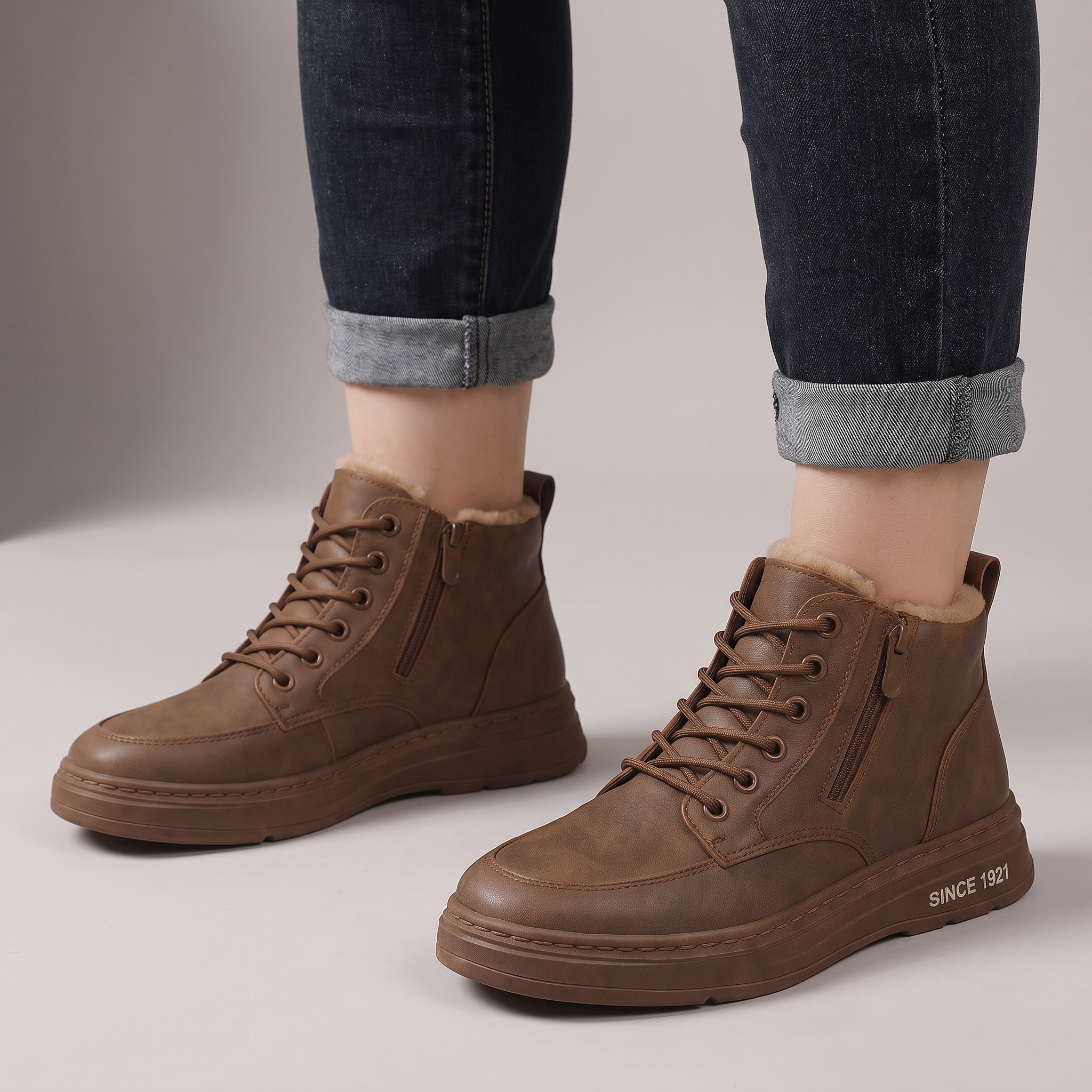 Tessa Leather Trainers