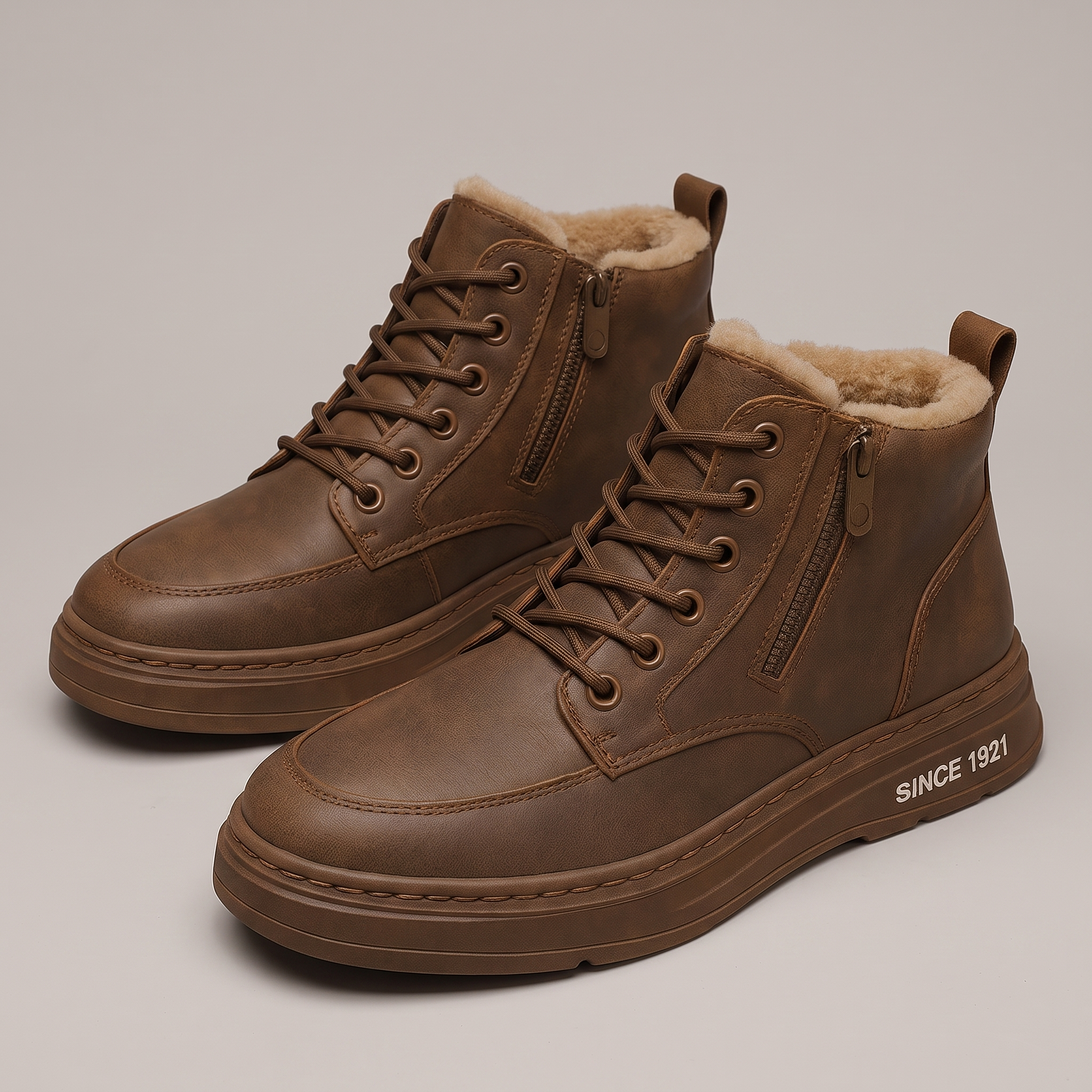 Tessa Leather Trainers - view 2