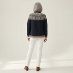 Violet Floral Autumn Cardigan - view 3