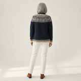 Violet Floral Autumn Cardigan - view 3