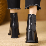 Claudia, Luxe Mid-Heel Ankle Boots