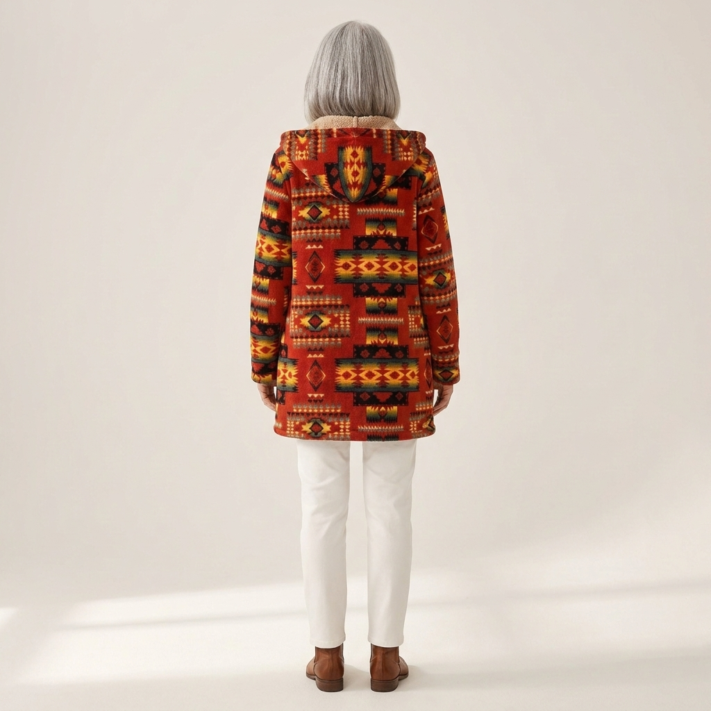 Yvette Elegant Mid-Season Coat - view 3