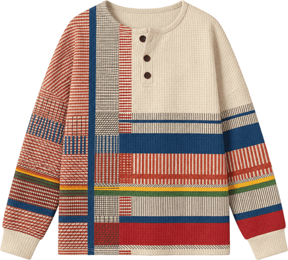 Hanne | Striped and Colour Block Jumper