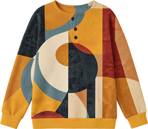Helene | Jumper with Geometric Pattern