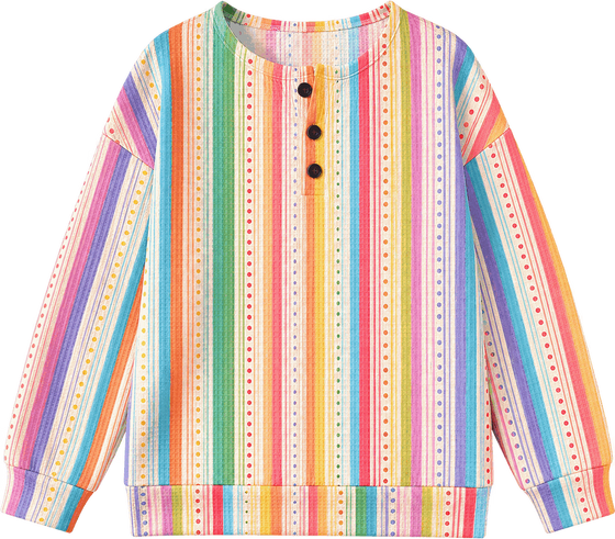 Rieke | Jumper with Colourful Stripes